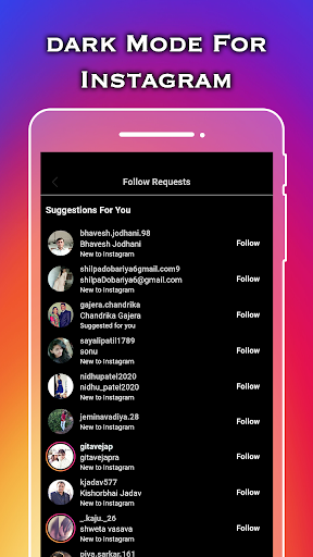 Dark Mode For Instagram скриншот 2