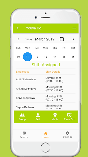 Shift Manager. Shift Schedule App. Shift Calendar скриншот 1