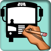 How To Draw Bus icon