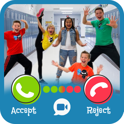 Video Call From Ninja kids icon