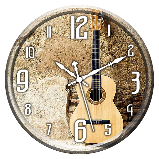 Guitar Clock Live Wallpaper icon