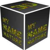 3D My Name Nature fonts LWP icon