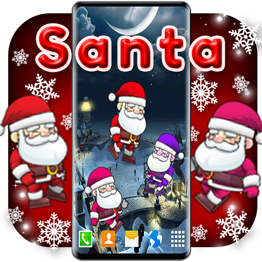 Santa Claus Xmas Wallpaper أيقونة
