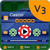 Casino Music Player Skin on 9Apps