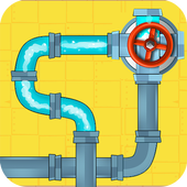 Plumber Pipe Adventure: Connect Water Line icon