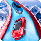Super Frozen Water Slide Car Race and Surfer 3D icon