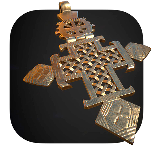 Ethiopian Golden cross Wallpaper icon