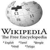 Wikipedia - Hindi, English, Tamil, Telugu, Bangla