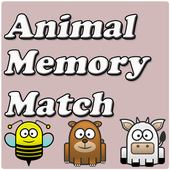 Animal Memory Match أيقونة