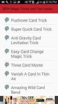 300  Magic Tricks & Tips books screenshot 3