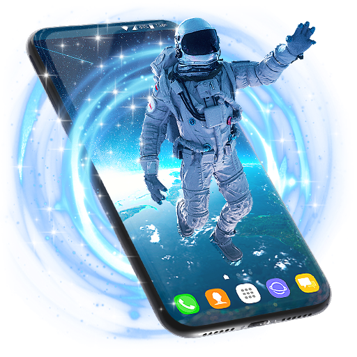 Space Walk Animated Keyboard   Live Wallpaper icon