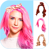 ikon Girls Hairstyles Photo Editor