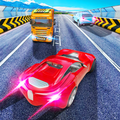 Extrême Autoroute conduite : fou français course icon