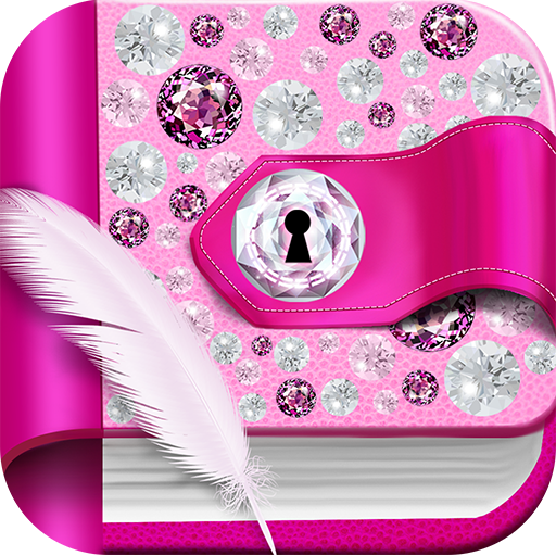 ไดอารี่เพชรที่มีการล็อค icon