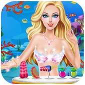 Mermaid Hairstyle and Spa