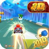 3D-Happy Superman Racing icon