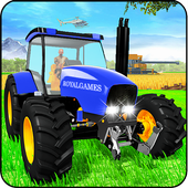 Farming Real Tractor Simulator Best Game 2019 icon