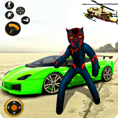 US Panther Stickman Rope Hero Crime Town icon