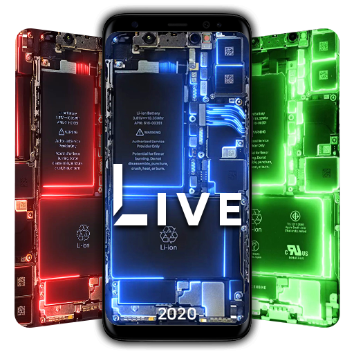 ⚡ Phone Electricity Live Wallpaper Free ⚡ icon