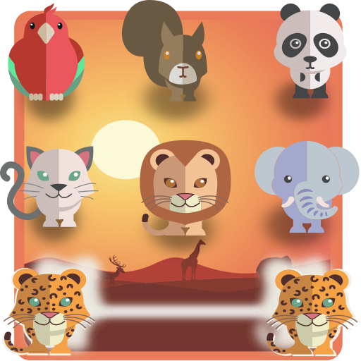 Animal connect game: PetsNet. Pet puzzle game free icon