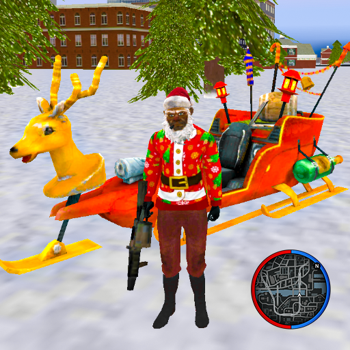 Grand Crime Santa Gangsters Crime City War Mafia icon