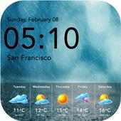 Clock Weather Widget