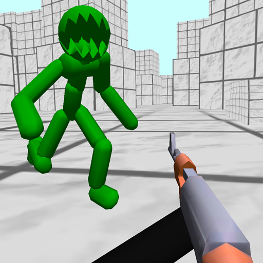 Strzelec Stickman z zombie icon