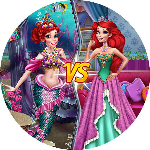 Mermaid vs Princess Dress Up icon