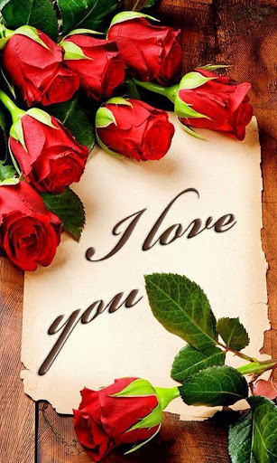 Romantic Images I Love You Roses And Flowers Gif screenshot 3