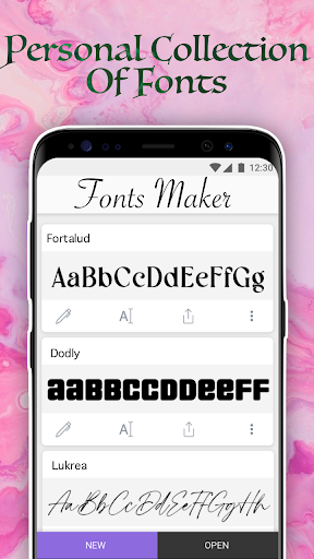 Fonts Maker AM screenshot 3