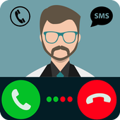 Fake Call and Text Message SMS icon