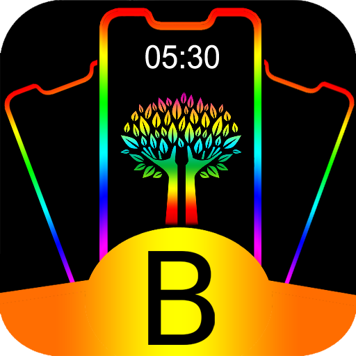 Border Light with HD Live Wallpaper icon