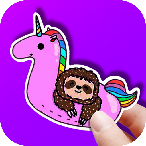 Как сделать милые наклейки icon