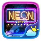 Neon GO Weather Widget Theme on 9Apps