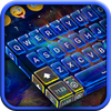 Blue Fire Key Keyboard icon