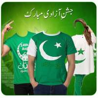 Pak Flag Shirts 14 agust shirt photo editor on 9Apps