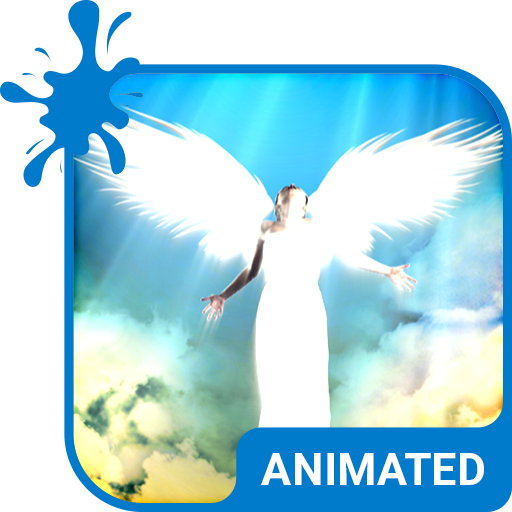 Angel Animated Keyboard   Live Wallpaper icon