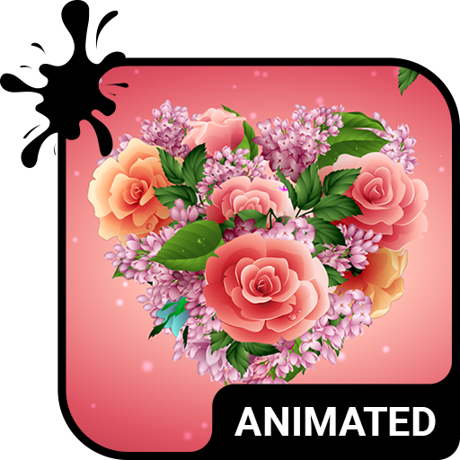 Bouquet Animated Keyboard   Live Wallpaper icon