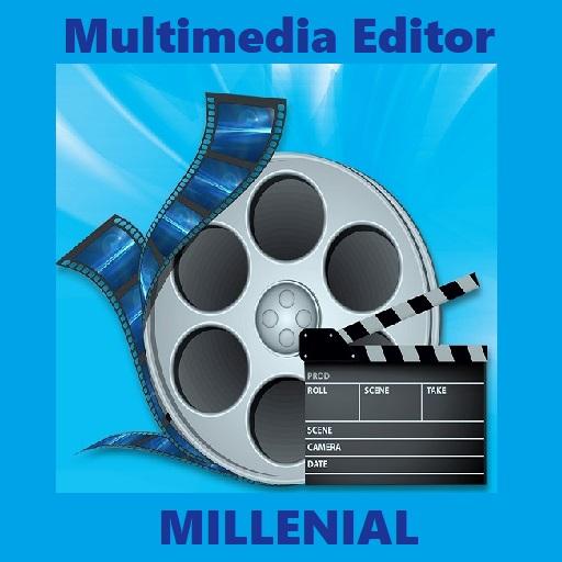 Multimedia Editor Millenial: Video, Images &amp; Sound icon