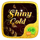 (FREE) GO SMS SHINY GOLD THEME icon