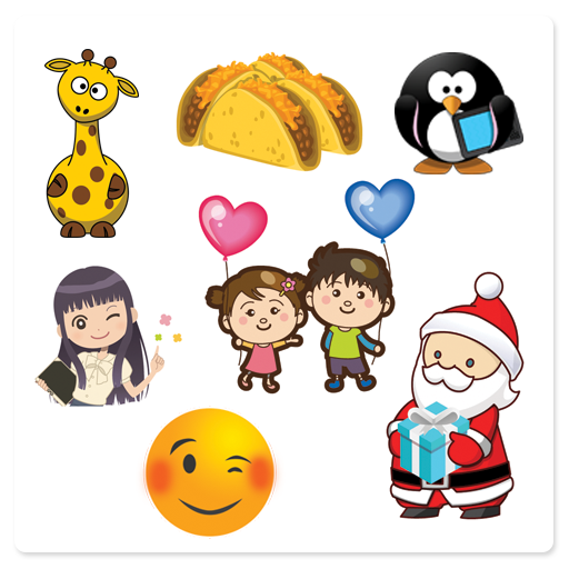 ❤️Love, 😊 Emoji &amp; 👧Cute Girl Stickers (10 packs) icon