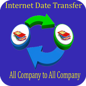 Internet Data Transfer Sim Card to Sim Card icon