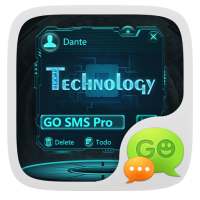 GO SMS PRO TECHNOLOGY THEME EX on 9Apps