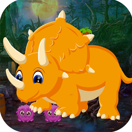 Best Escape Games 107 Infuriated Rhinoceros Rescue icon