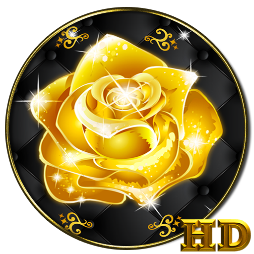 Golden Rose APUS Live Wallpaper icon