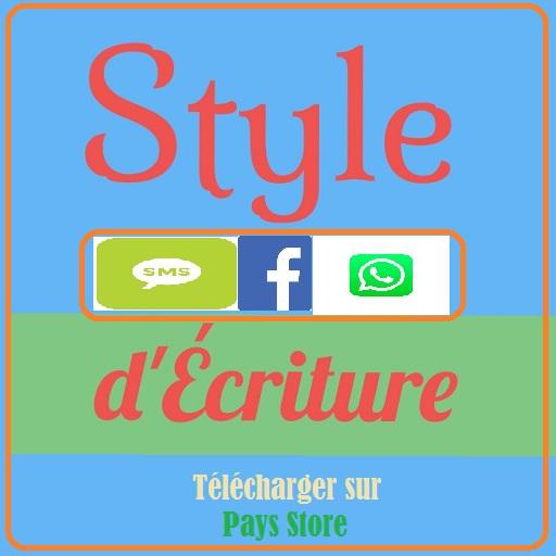 Style d'Ecriture pour SMS, WhatsApp et Facebook icon