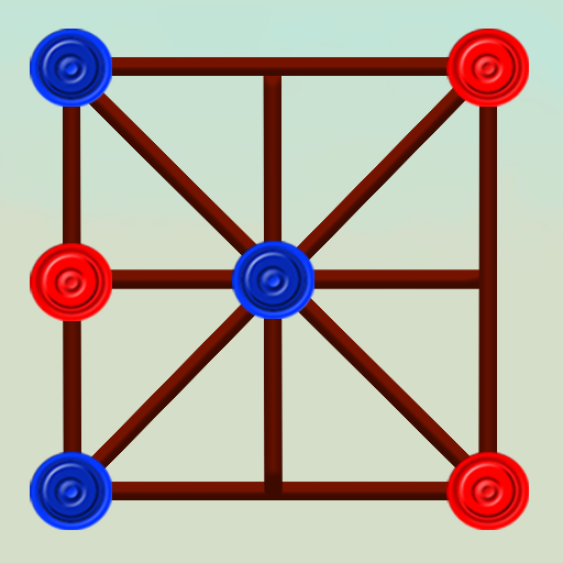 Three Men's Morris, Three Bead icon