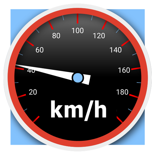 Speedometer with odometer icon
