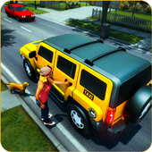 Cruiser Taxi Car Driving Simulator 2019 icon