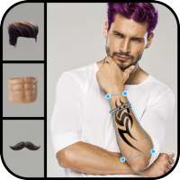 Man Photo Editor : Men Body Styles SixPack tattoo on 9Apps